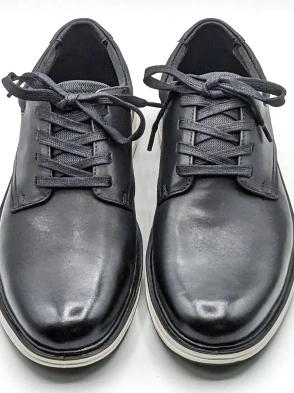 Lands' End Men's Black Sport Oxford size 12 NEW IN BOX - Picture 6 of 7